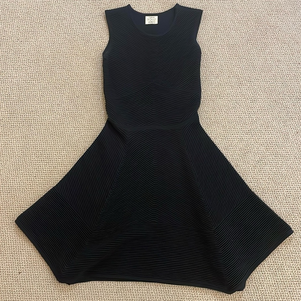 Torn by Ronny Kobo - Ribbed Sleeveless Fit & Flare Dress - Sz S